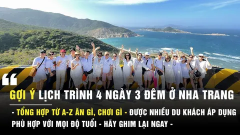 GỢI Ý Lịch trình 4 ngày 3 đêm ở Nha Trang từ A – Z