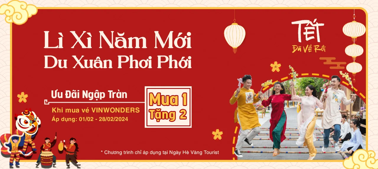 [Sự Kiện] Chương trình khuyến mãi vé Vinwonders Nha Trang Tết 2024